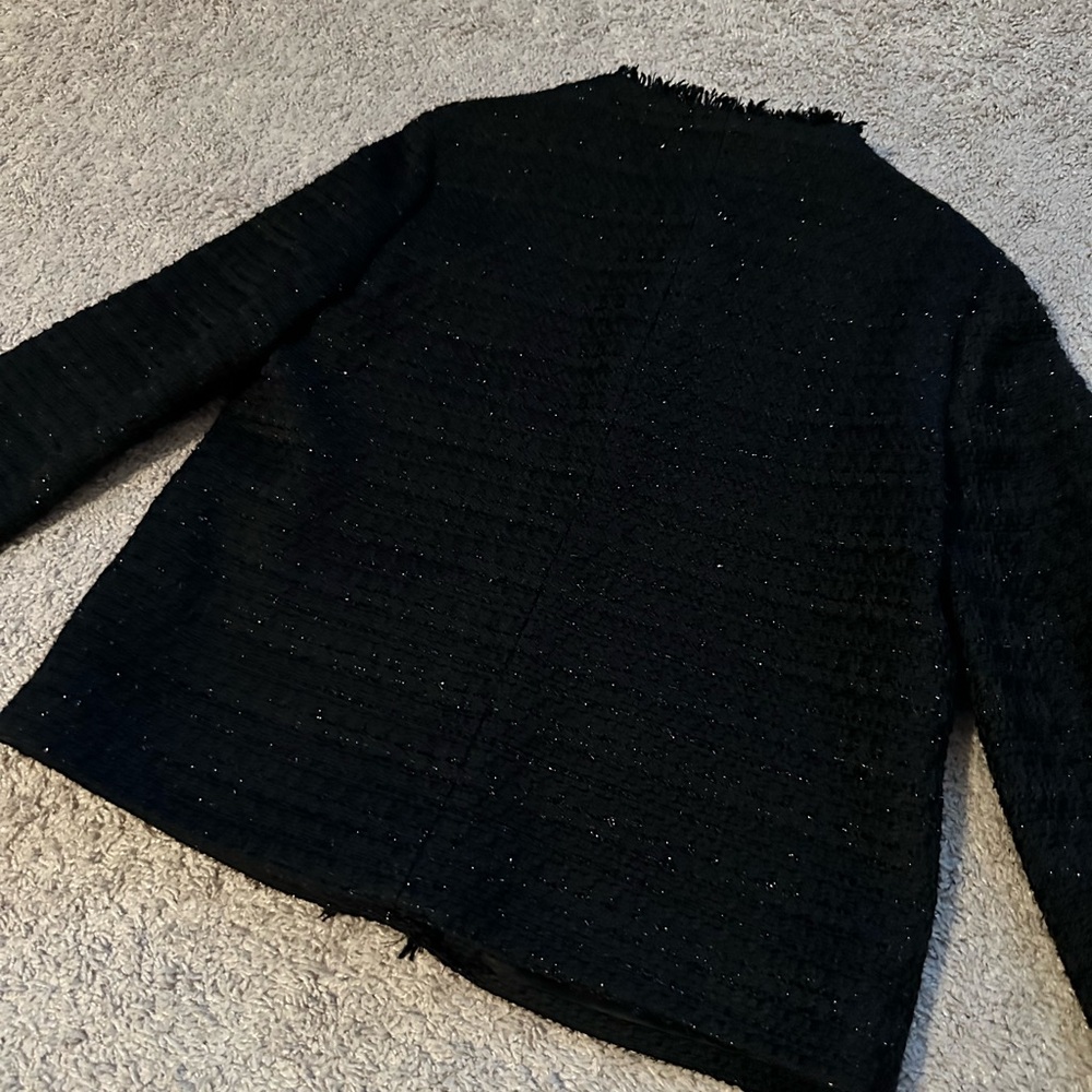 Zara Black Tweed Blazer